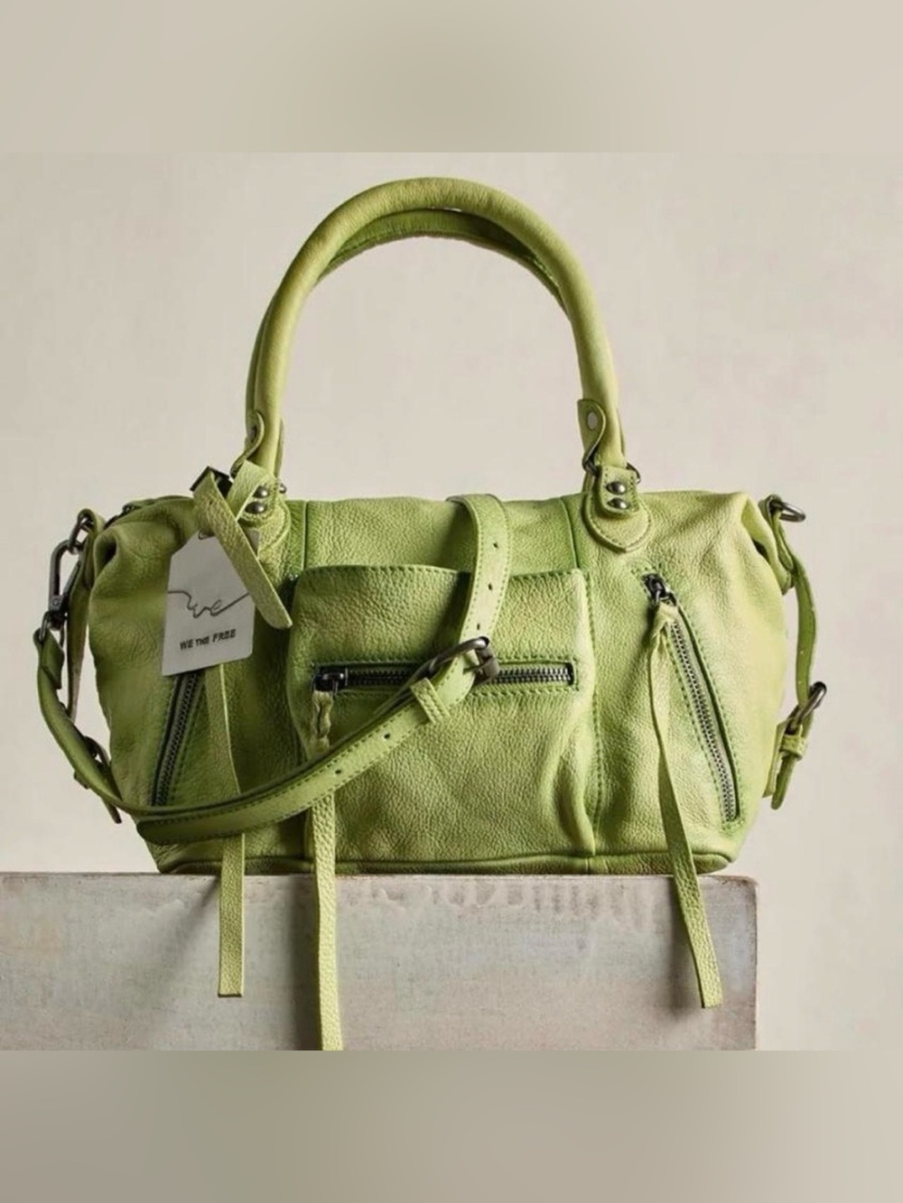 Free People Matcha Baby Emerson tote bag